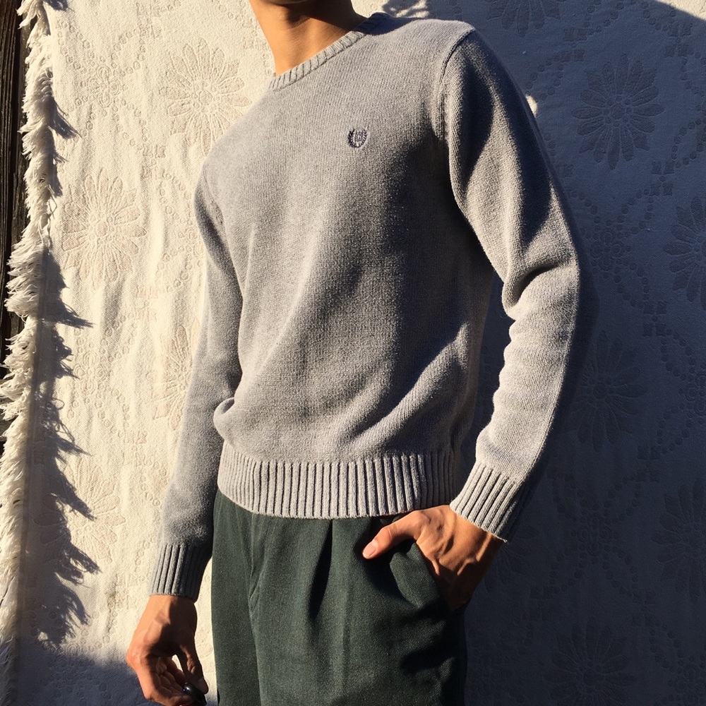 Ralph Lauren Chaps Grey Sweater
